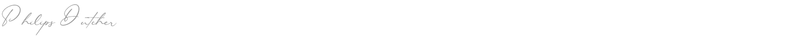 Philips Dutcher font preview